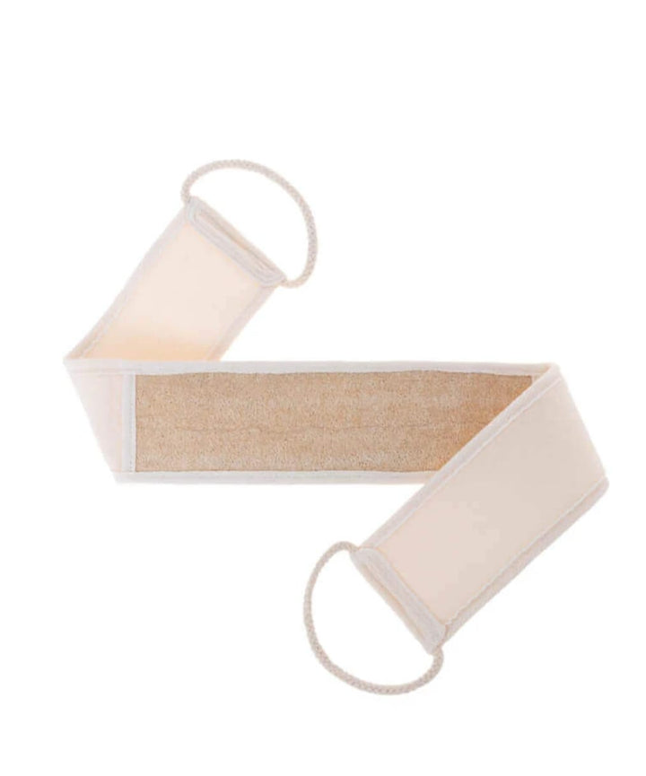 Gentle Exfoliating Loofah Scrubber for Back – With Natural Fibers & Shower-Ready Handles